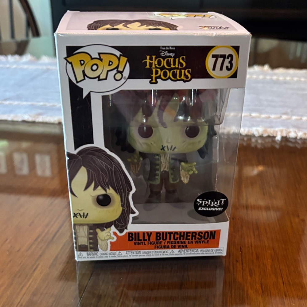 Pop! NIB hocus Pocus Billy Butcherson Figure